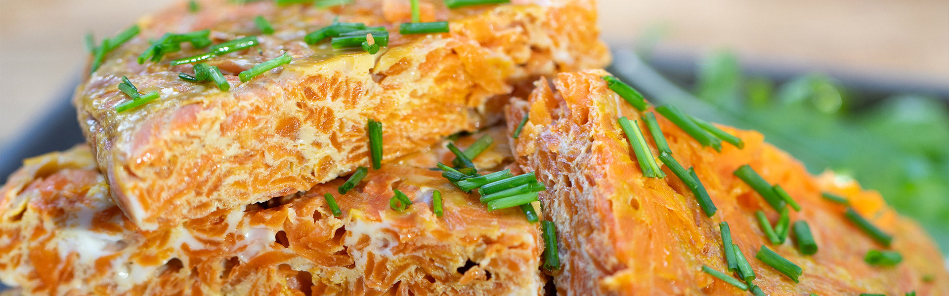 Tortilla de zanahoria al microondas